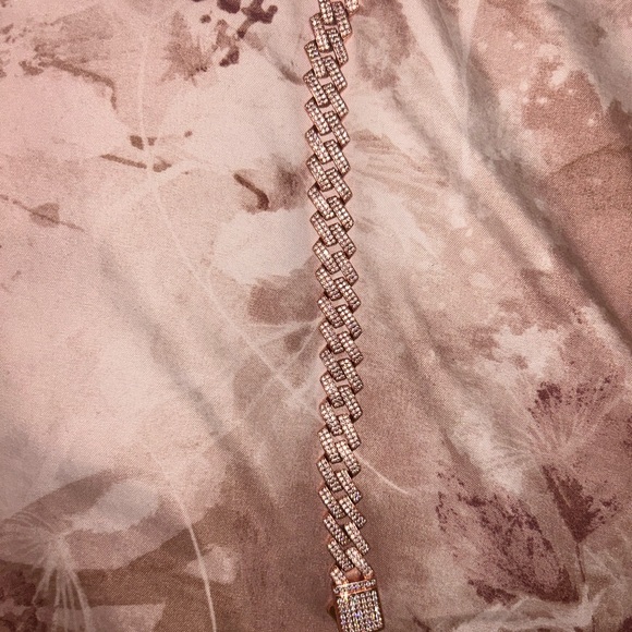 Moissanite Cuban Bracelet - Picture 1 of 1